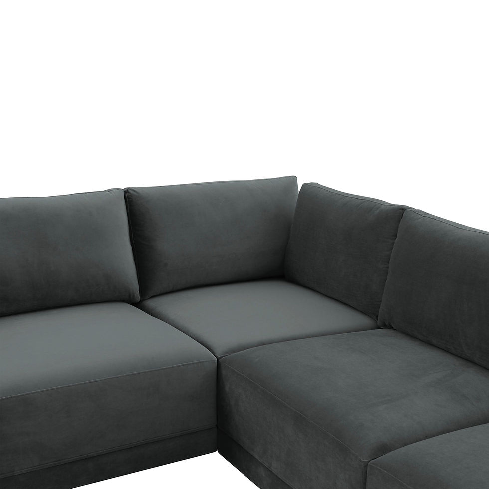 Thumbnail: Charcoal Sectional 8 pc Sofa 