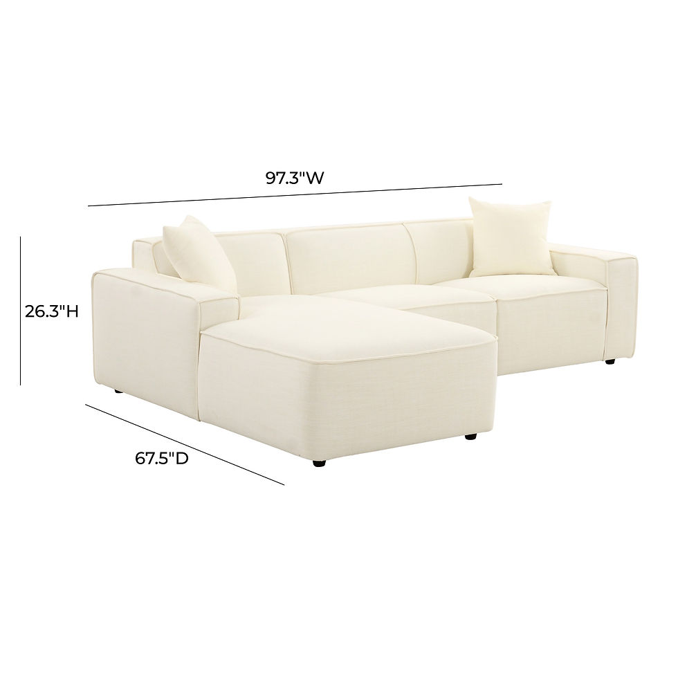 Thumbnail: Cream Sectional Sofa 