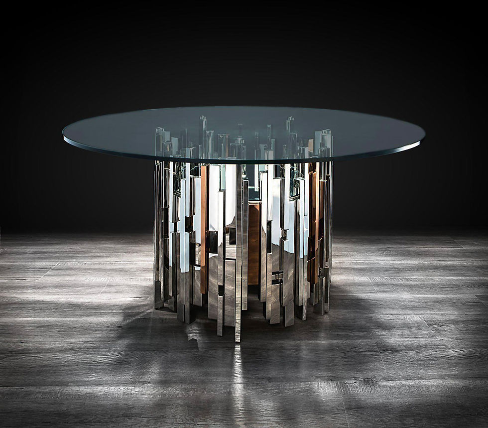 Thumbnail: Round Dining Table | Silver