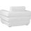 Thumbnail: Italian Leather White Sofa 3pcs Set