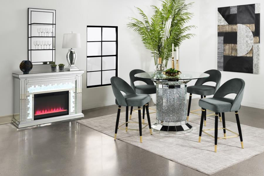 Thumbnail: Counter Height Dining Set 5 Pcs