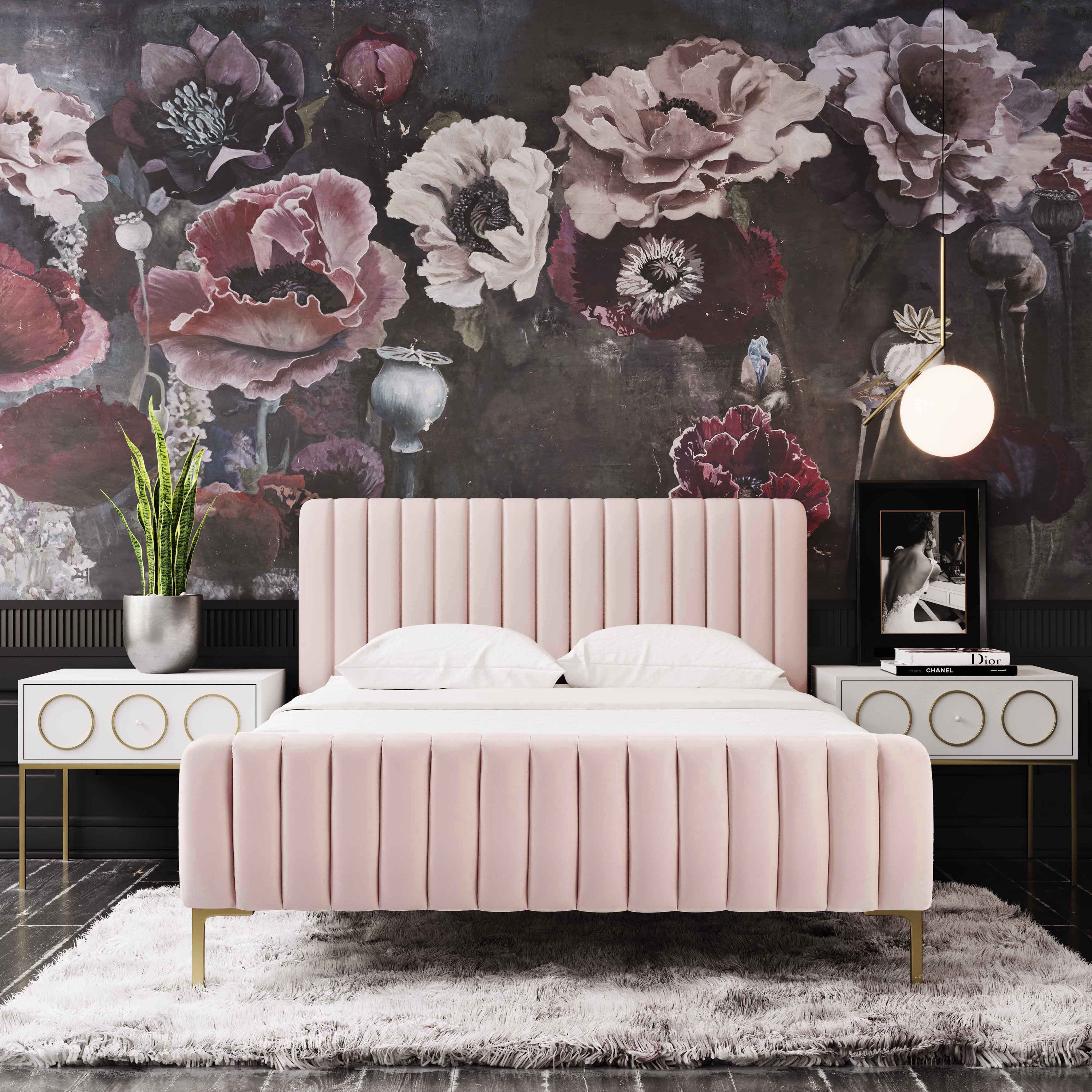 Queen Blush Bed Frame 