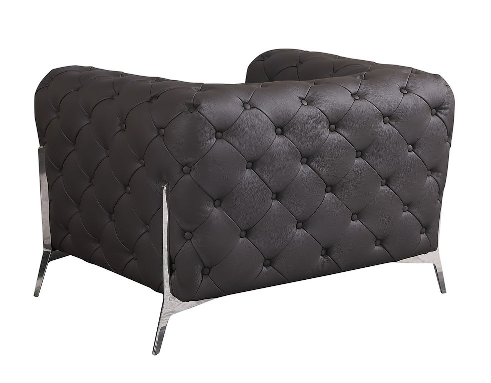 Thumbnail: Brown Sofa 3pcs Set Genuine Italian Leather