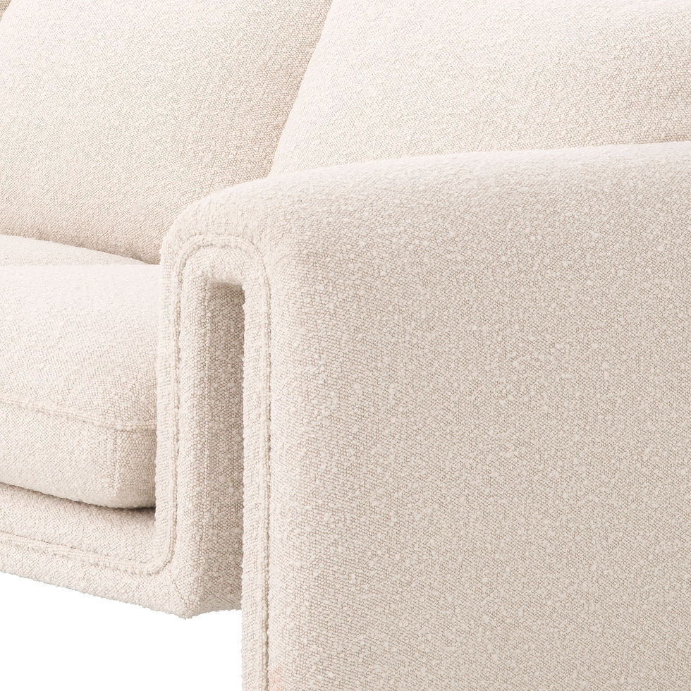 Thumbnail: Bouclé Cream Sofa