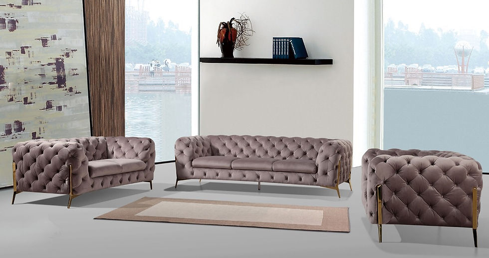 Thumbnail: Transitional Silver Fabric Chair