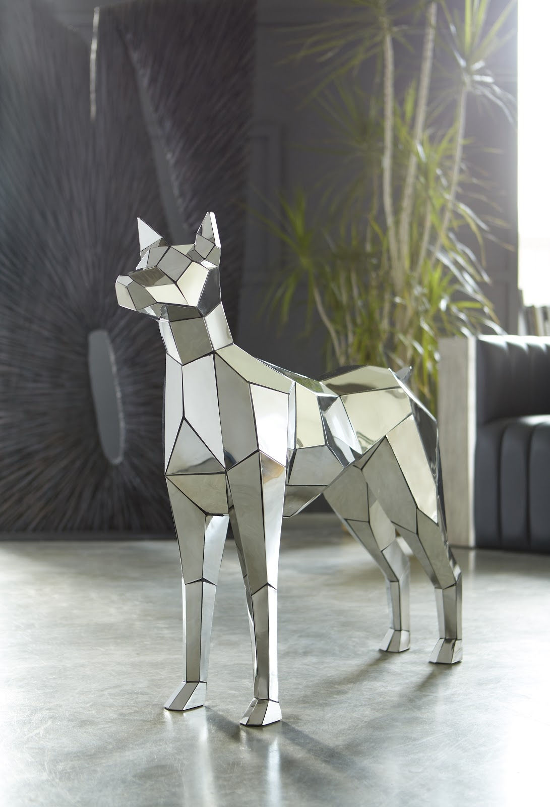 Luxury Cut Dog Sculpture