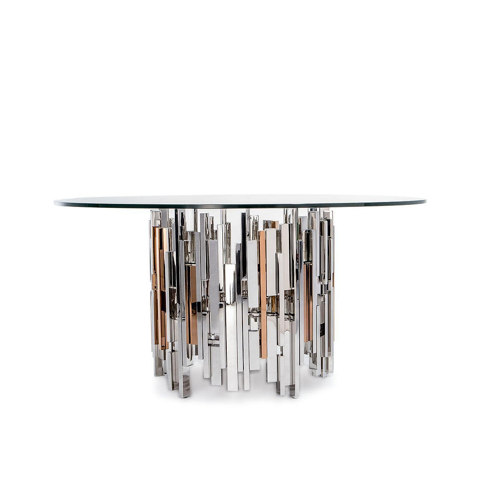 Thumbnail: Round Dining Table | Silver