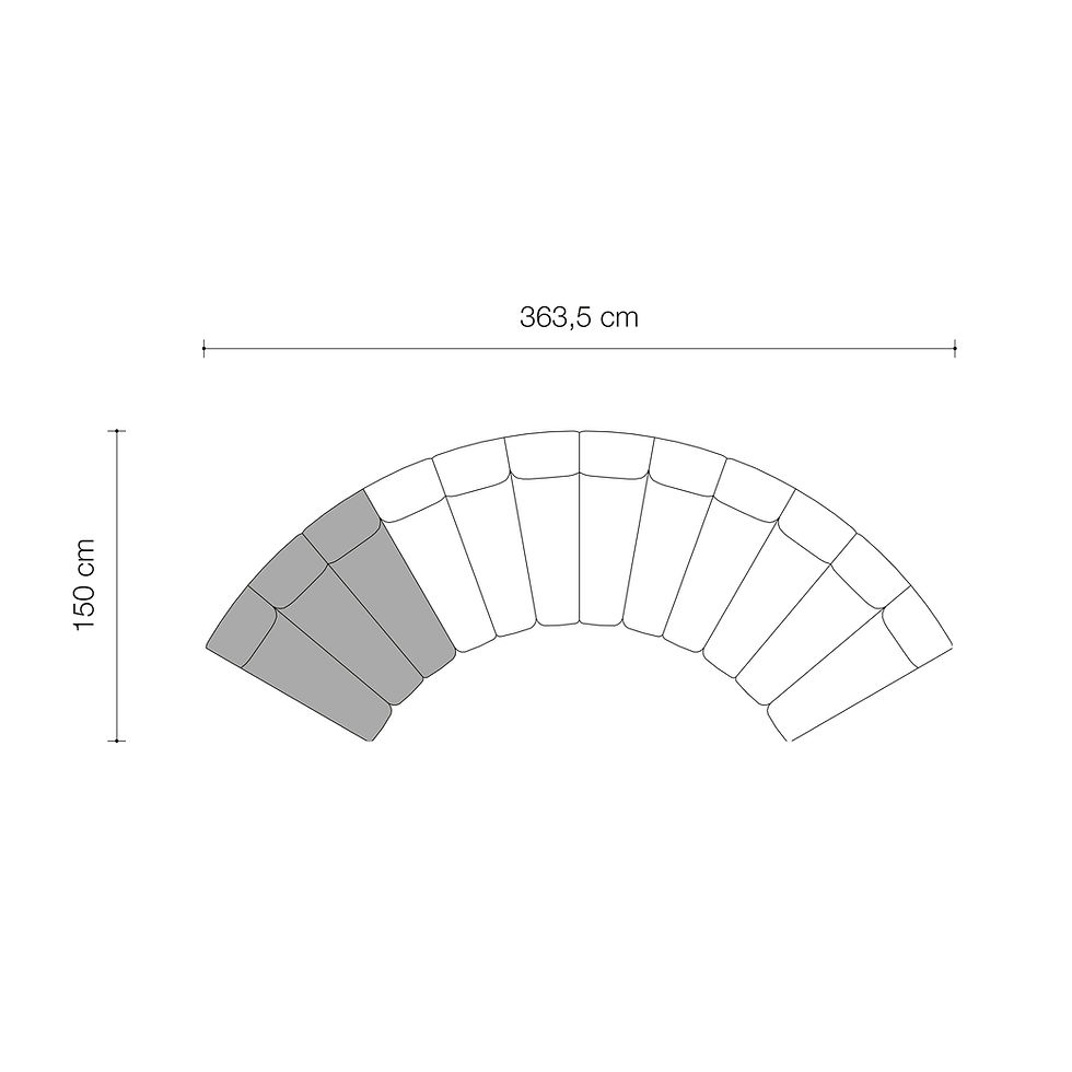 Thumbnail: C Shape Sofa ( Sold Per Piece )