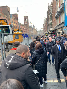 A group of people in Amsterdam