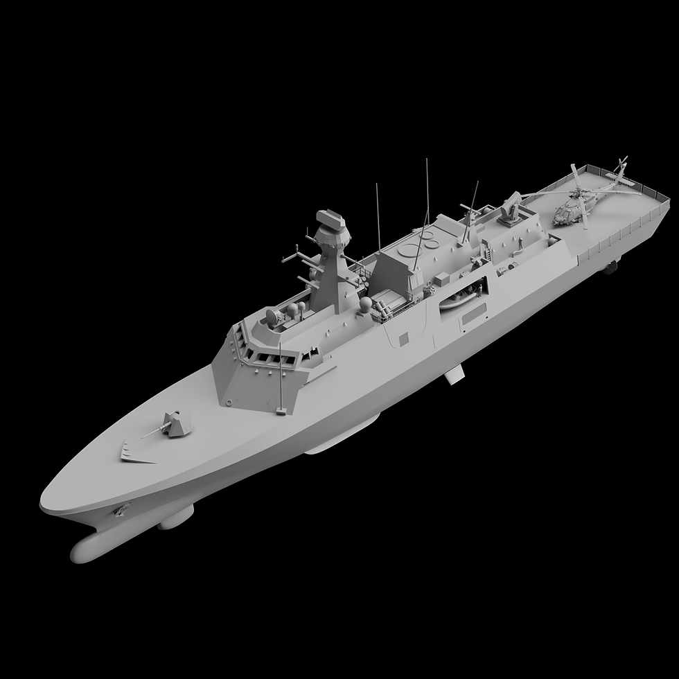 Miniatura: ADA Class Corvette, scale 1/350