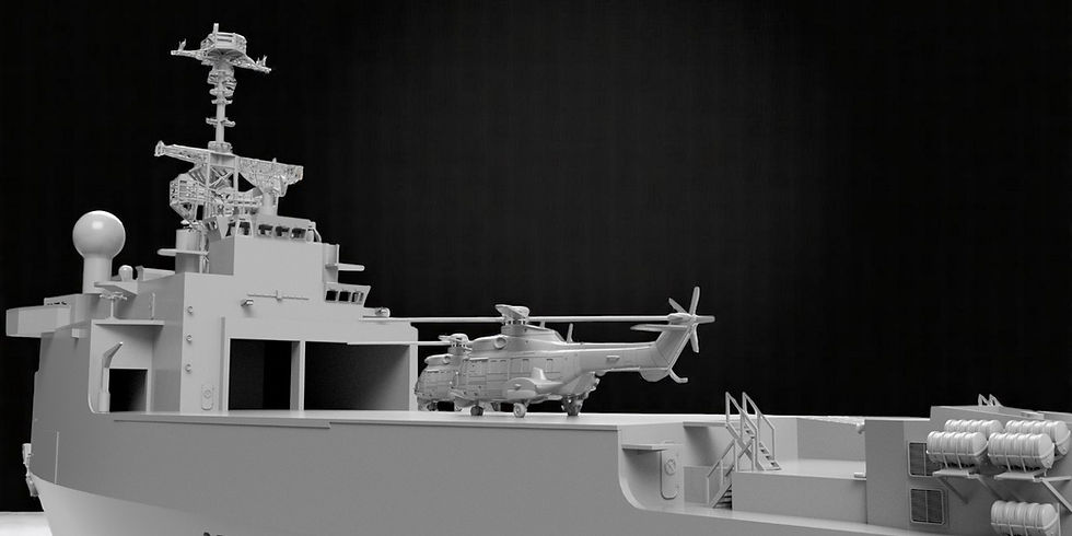 Miniatura: LPD FOUDRE, escala 1/144