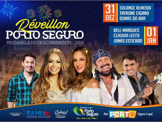 Porto Seguro receberá 2019 com grandes atrações musicais