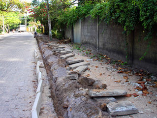 Revitalização da Estrada da Balsa segue com duas frentes de trabalho