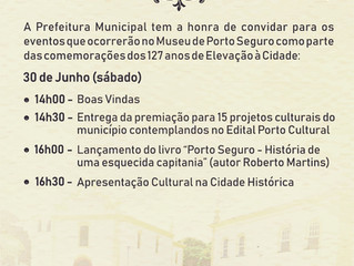 Programação variada é marca das comemorações de aniversário de Porto Seguro