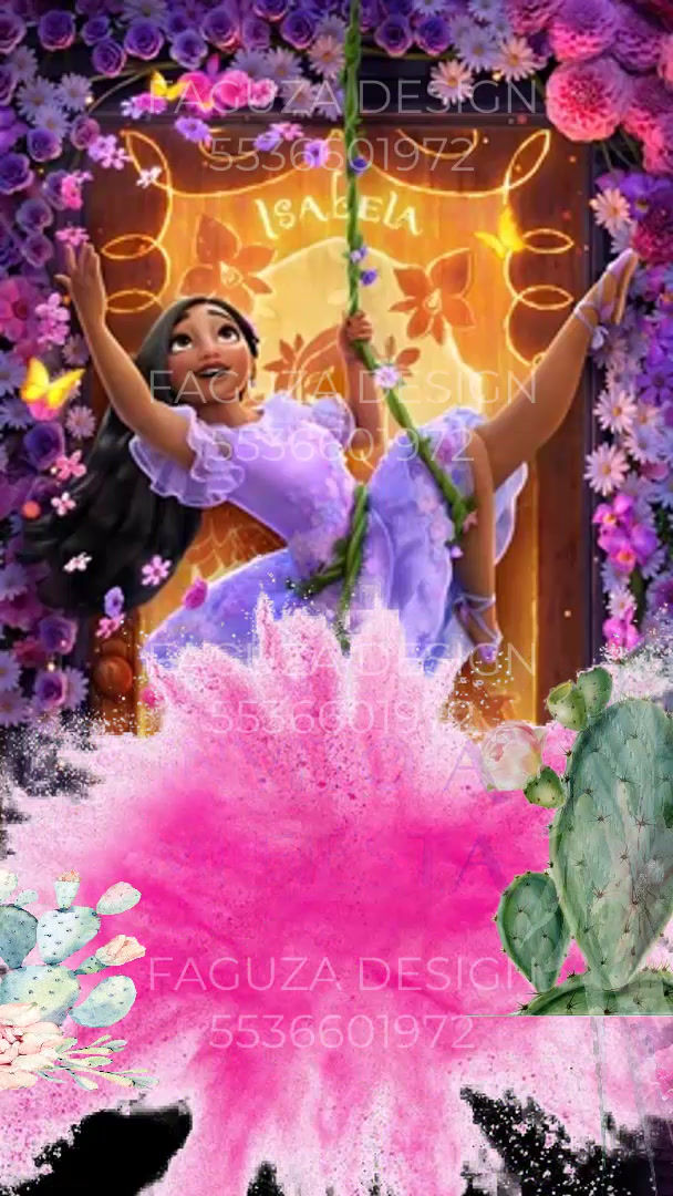 Miniatura: Invitación Digital Animada Isabella Madrigal (Encanto)