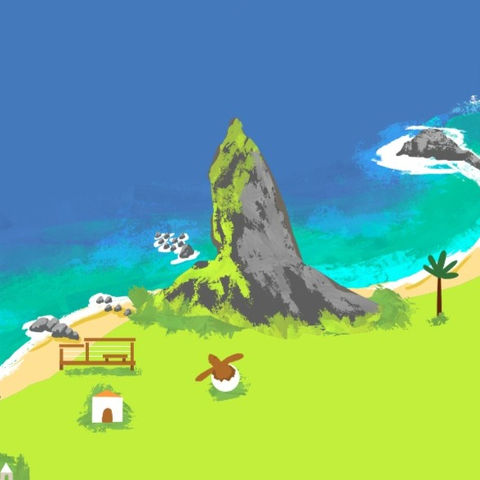 Mapa Ilustrado Fernando de Noronha