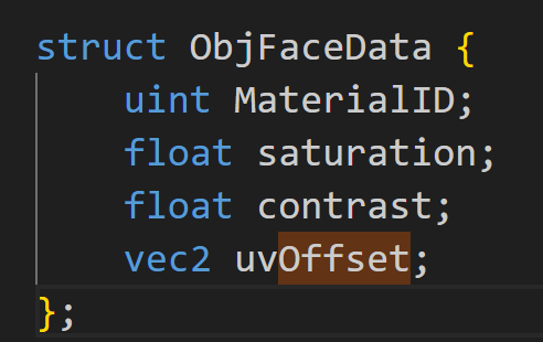 Saturation and contrast controls