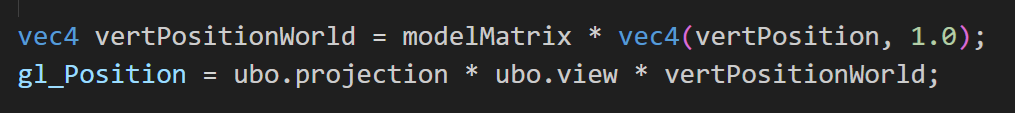 Matrix multiplication order