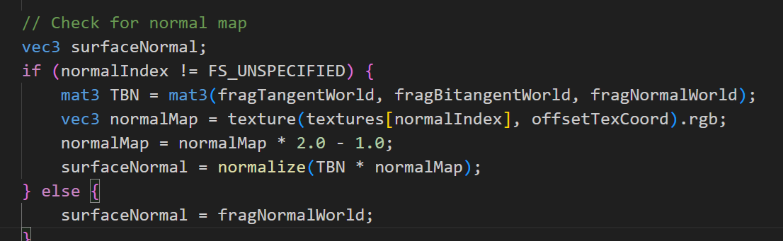 Normal map texture