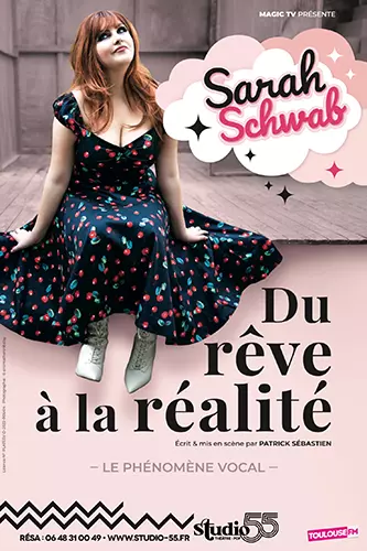 Sarah Schwab fait sa tournée, et passe au Studio 55 à Toulouse Montaudran ! Découvrez son nouveau spectacle !