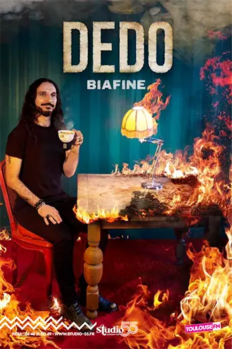 Dedo débarque au studio 55 pour vous faire passer une soirée à Toulouse inoubliable ! le soir de weekend, à Toulouse Montauban !