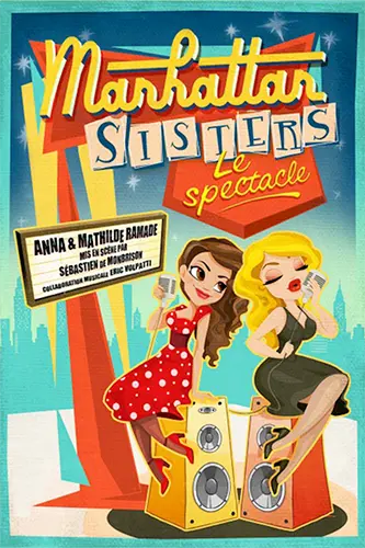 Les Manhattan Sisters, comédie musicale à Montaudran ce soir de juin, au théâtre toulousain studio 55