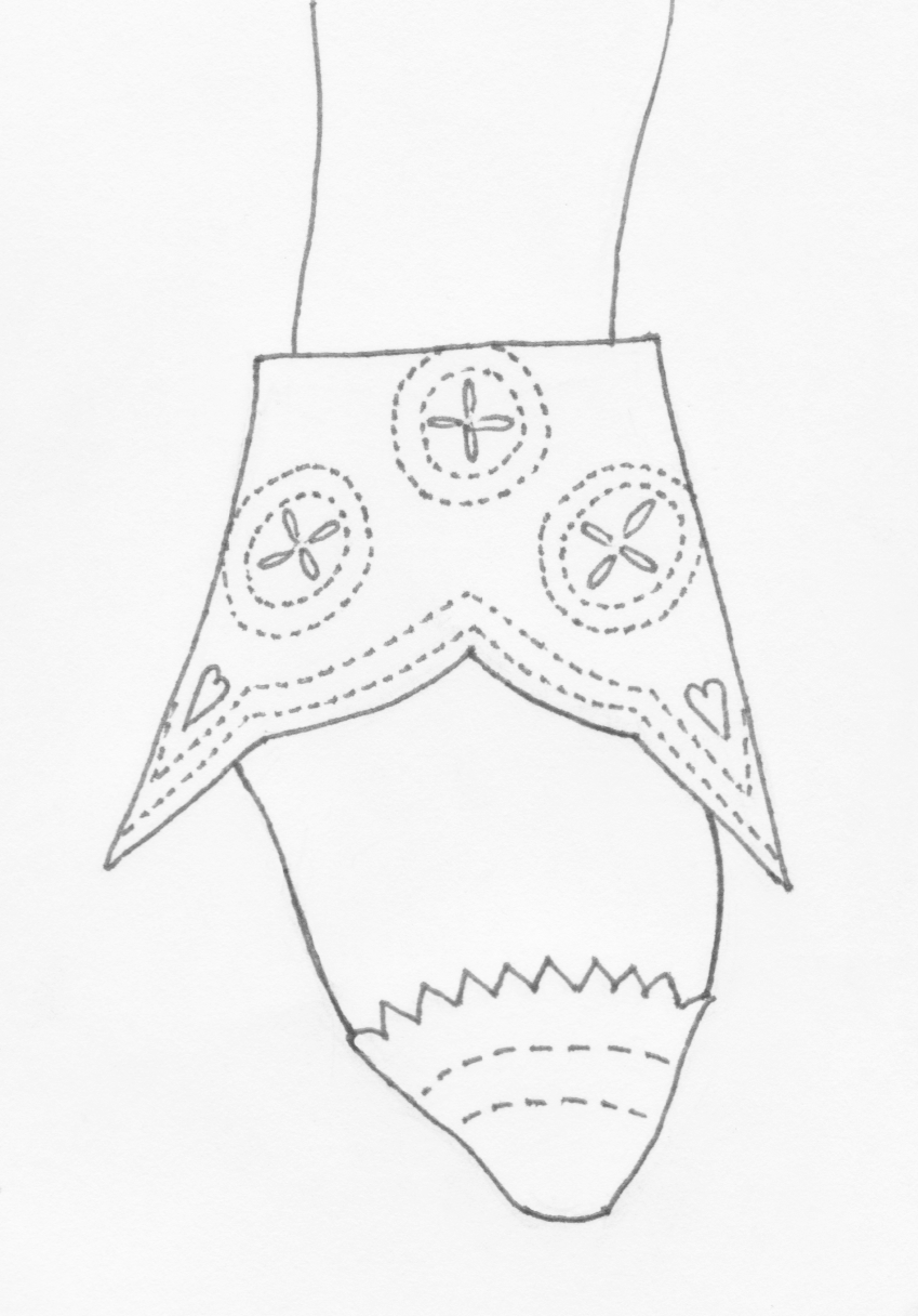 Sobieski-Stuart's sketch of Lord Duffus’s brogue.