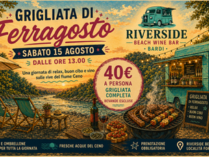 Ferragosto al Riverside Beach Wine Bar: una giornata di relax, fiume e griglia