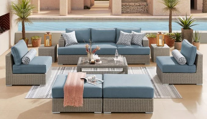 Thumbnail: Sirio Niko 10-Piece Modular Outdoor Seating Set