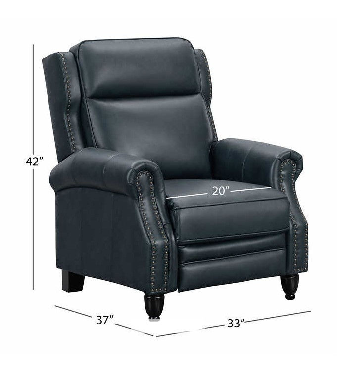 Thumbnail: Pollenzo Leather Pushback Recliner