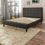 Thumbnail: Blackstone by Zinus Upholstered Platform Bed (Gray) - King