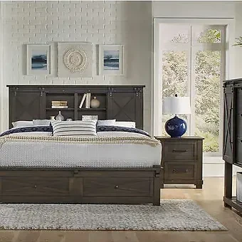 Alpine 2-pc Bedroom Set-KING Red Barn Furniture