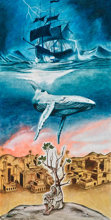 Jonah thought he could run away from God when God asked him go to Nineveh. God’s hurling the storm, sailors tossing ballast from the ship, and Jonah being cast into the sea, he was swallowed by a big fish. Jonah prayed to God, God commands the fish to vomit Jonah out. God again asked Jonah to go to Nineveh. When Jonah proclaimed the message that God would destroy Nineveh the people and king of Nineveh repented. God changed his mind when he saw their change of hearts. Jonah was angry. He claimed that because he knew God was a merciful and gracious God, he had not wanted to go to Nineveh the first time. He then left the city and makes a shelter, waiting to see whether or not the city will be destroyed. Jonah 4:6-8 The Lord God appointed a tree, and made it come up over Jonah, to give shade over his head, to save him from his discomfort; so Jonah was very happy about the tree. But when dawn came up the next day, God appointed a worm that attacked the tree, so that it withered. When the