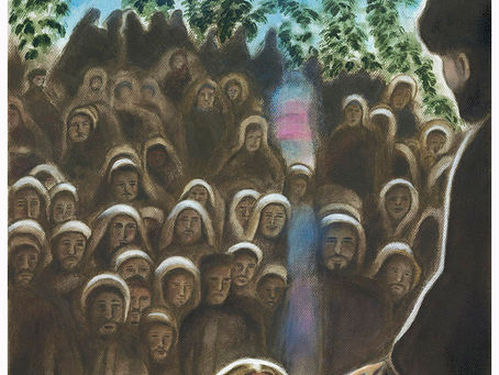 Matthew 3:16-17  As soon as Jesus was baptized, he went up out of the water. At that moment heaven was opened, and he saw the Spirit of God descending like a dove and alighting on him. And a voice from heaven said, “This is my Son, whom I love; with him I am well pleased.”