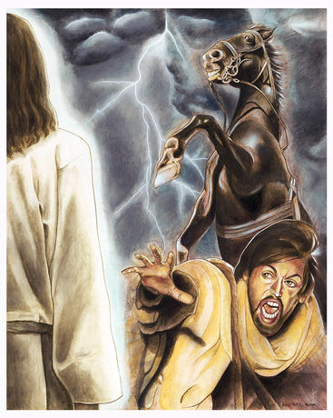 As Saul neared Damascus on his journey, suddenly a light from heaven flashed around him. He fell to the ground and heard a voice say to him, “Saul, Saul, why do you persecute me?” “Who are you, Lord?” Saul asked. “I am Jesus, whom you are persecuting,” he replied.