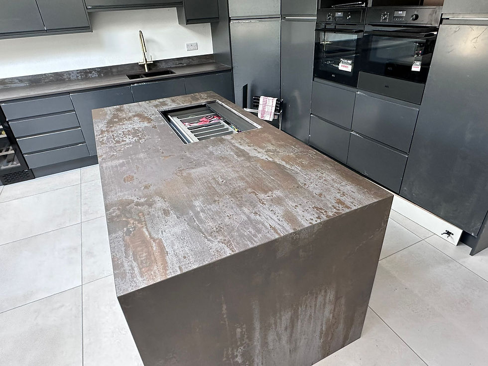 Stunning kitchen With Ceramic Worktops & Island From Koolia