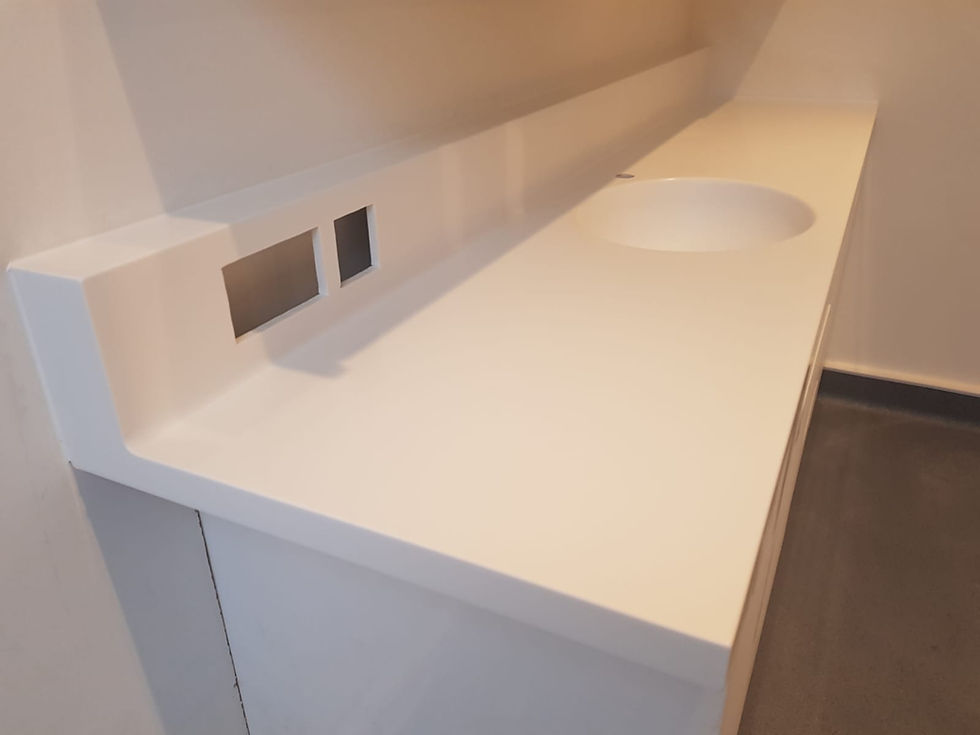 Dental Worktops By L & B Solid Surfaces.