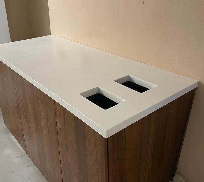 Commercial Solid Surface Desk