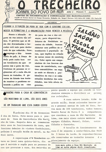 Identificador: 

Coleção: Acervo O Trecheiro

Ano: 02

Edição: 006

Data: Janeiro/1992

Abrangência: Brasil

Reference: 
