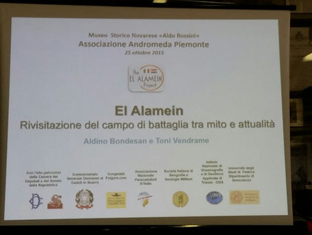 Presentazione del libro Progetto EL Alamain