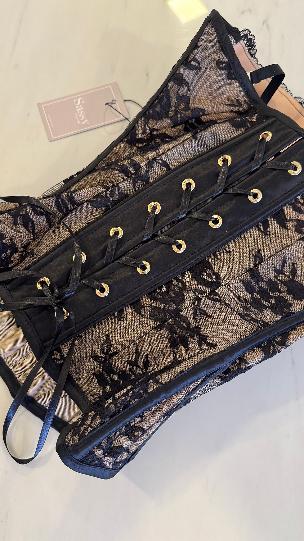 Miniatura: Corset randa lali 
