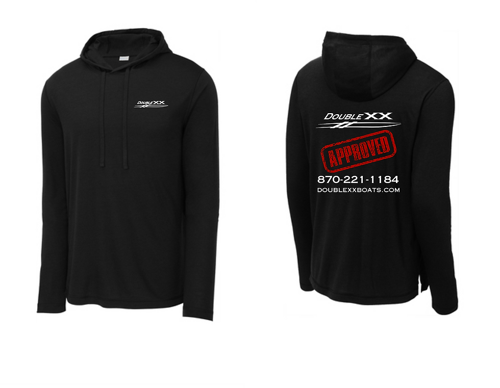 Thumbnail: Double XX Boats Tri-Blend Wicking Long Sleeve Hoodie