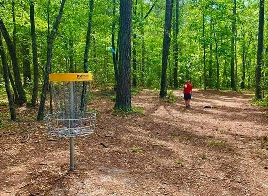 Disc Golf Course with Stunning Lake Views in Point Venture Park | Rent Equipment at Caddie Shack | Lake Travis Golf Course