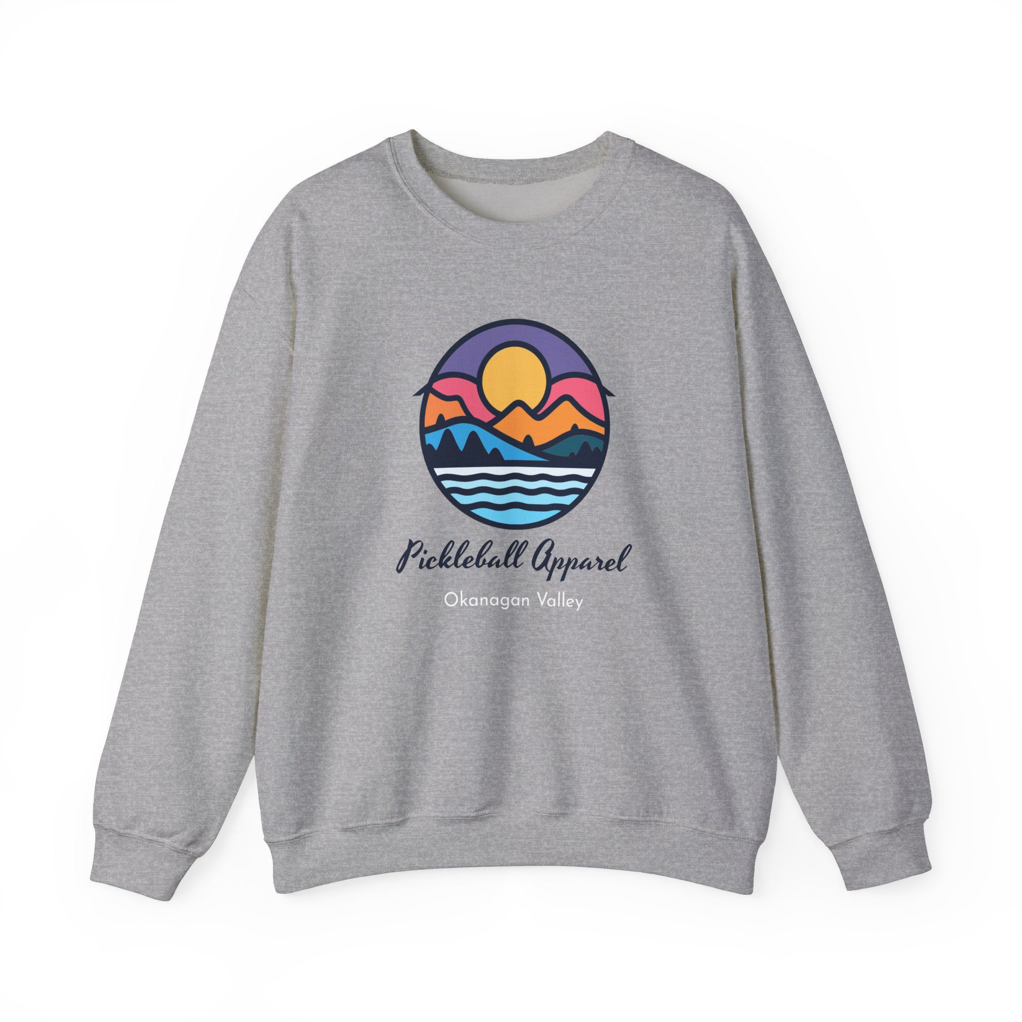 Pickleball Apparel Okanagan Lake Logo Sweatshirt