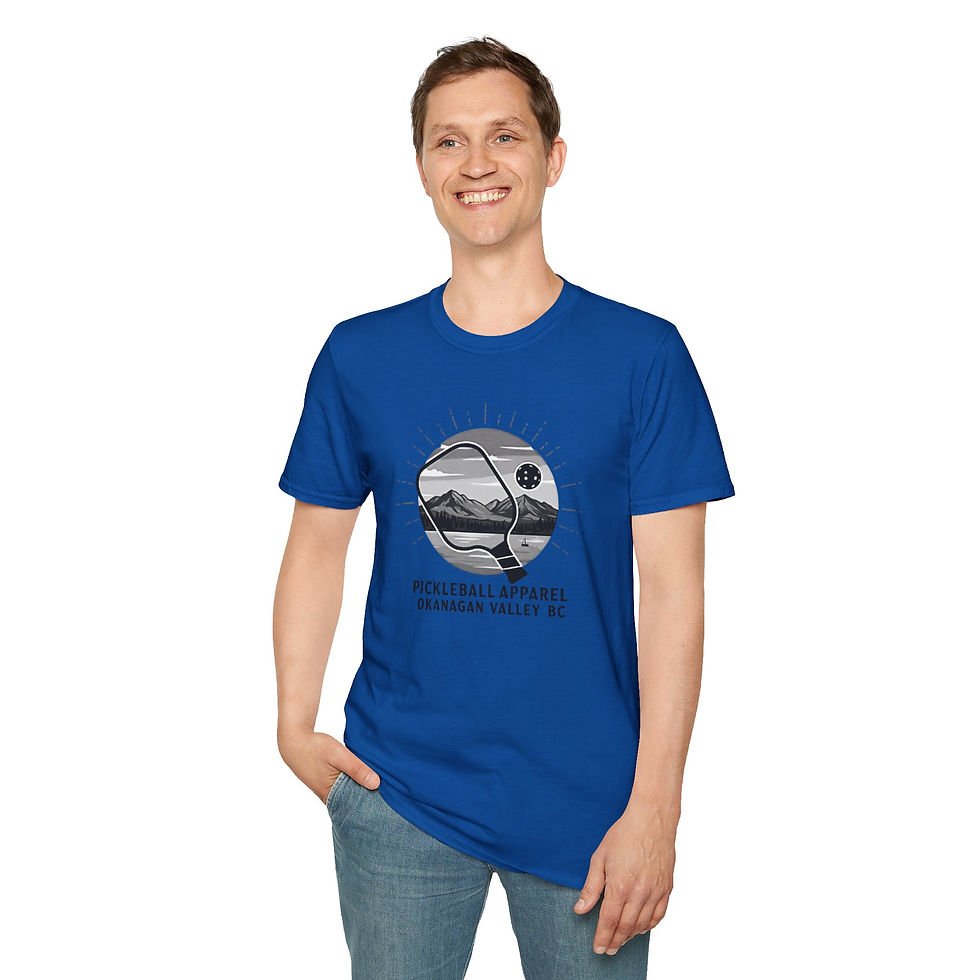 Thumbnail: Pickleball T-Shirt - Okanagan Sunset Logo
