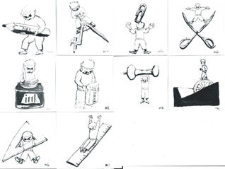 「ひとと季節」に「文具たち」を追加しました。