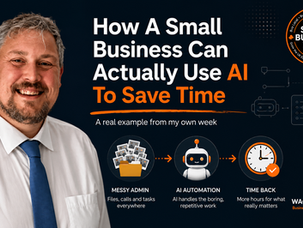 How a Small Business Can Actually Use AI to Save Time (A Real Example From My Own Week)