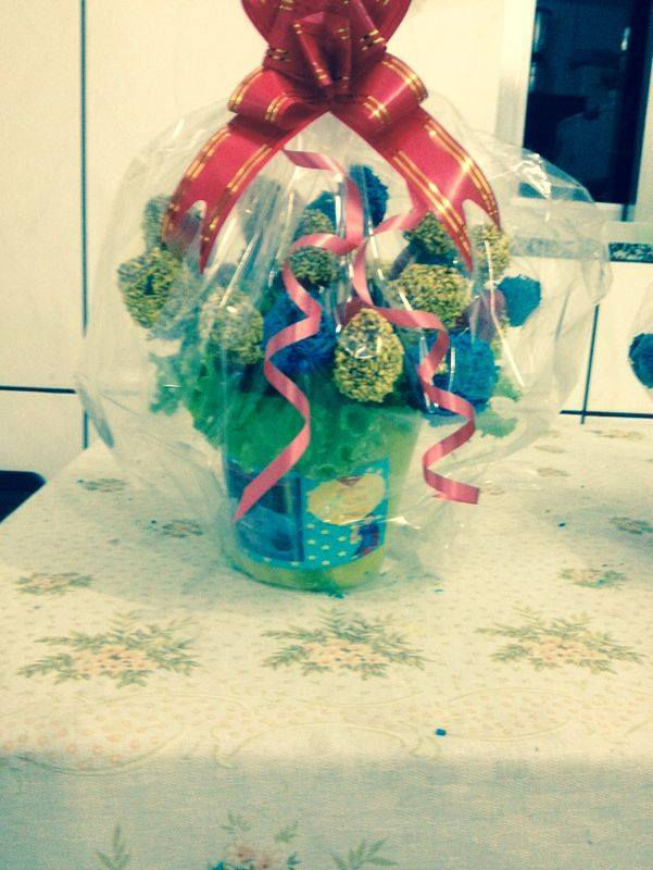 Bouquet de morango com chocolate