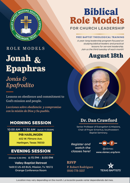 Biblical Role Models For Church Leadership