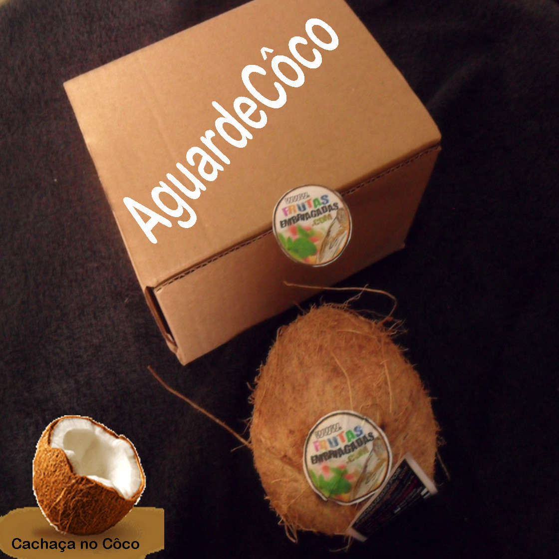 AGUARDECÔCO NA FRUTA
